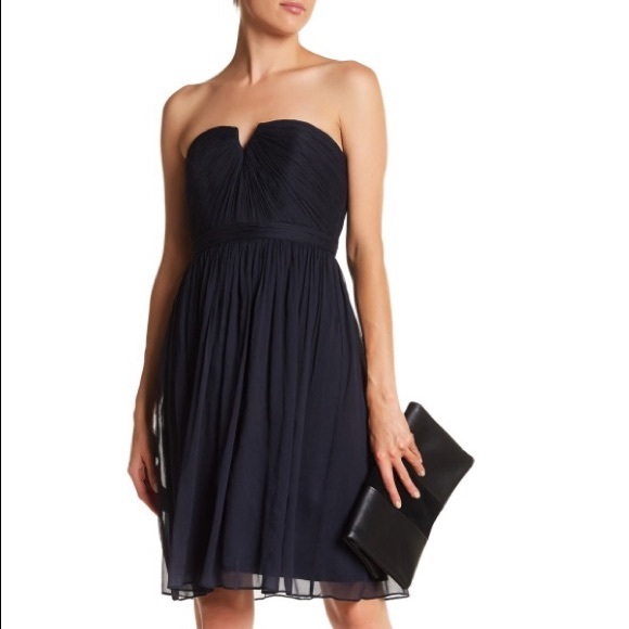 J. Crew Dresses & Skirts - NWT J. Crew Nadia silk chiffon dress, Newport Navy